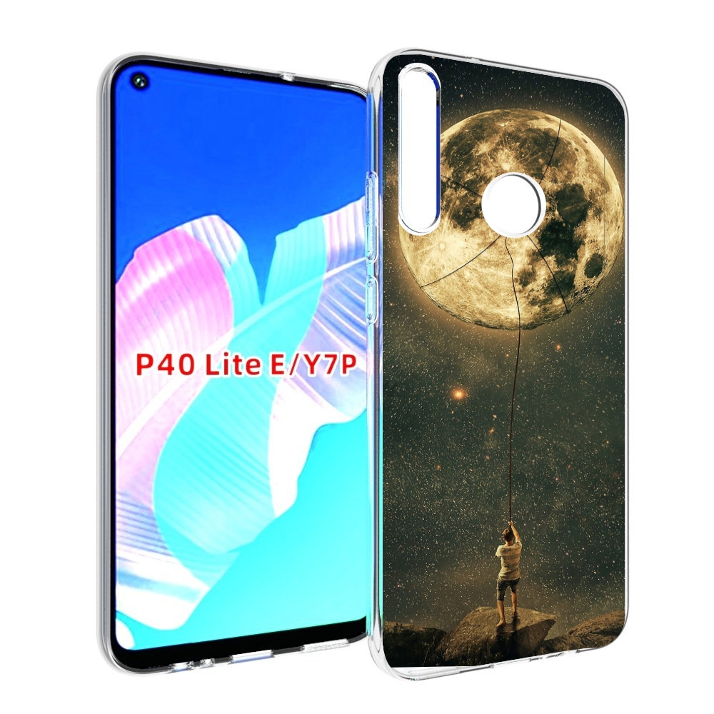 

Чехол бампер MyPads Луна-светит для Huawei P40 Lite E, Прозрачный, Tocco