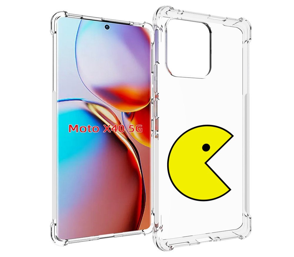 

Чехол MyPads pacman-пекмен для Motorola Moto X40, Прозрачный, Tocco