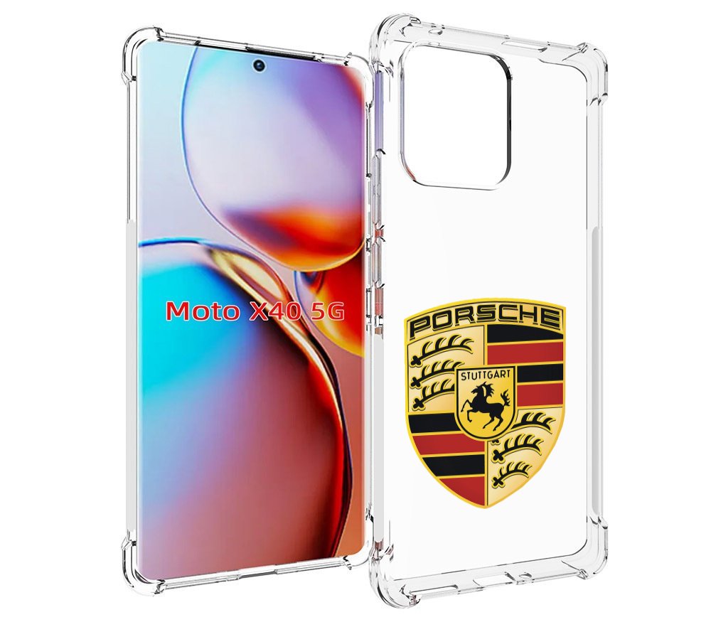 

Чехол MyPads porsche-порш-5 мужской для Motorola Moto X40, Прозрачный, Tocco