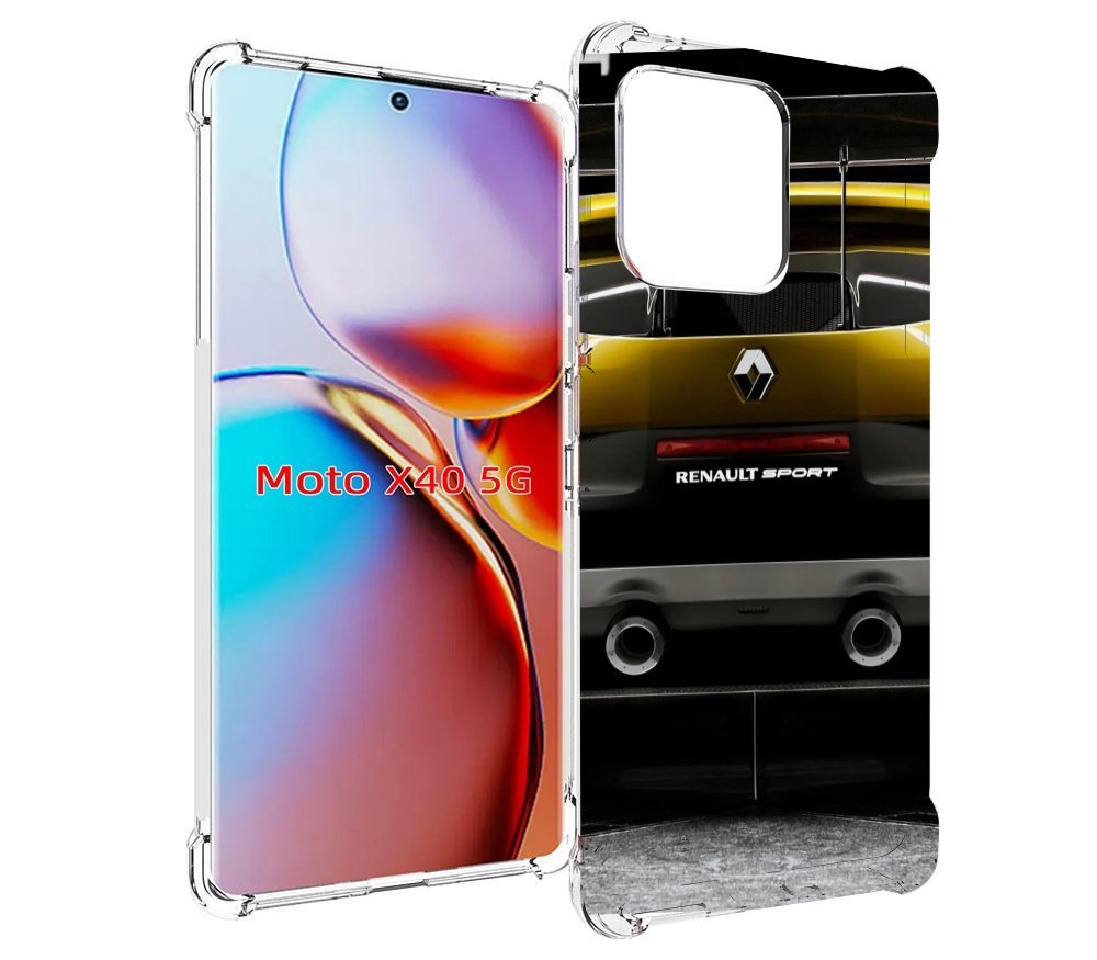 

Чехол MyPads renault-рено-3 мужской для Motorola Moto X40, Прозрачный, Tocco