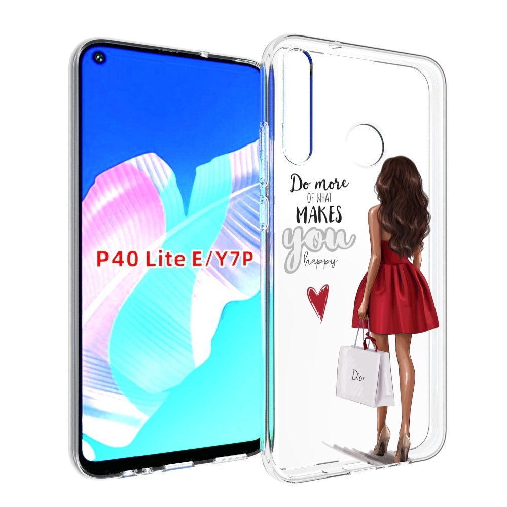 

Чехол бампер MyPads Маленькие-радости женский для Huawei P40 Lit, Прозрачный, Tocco