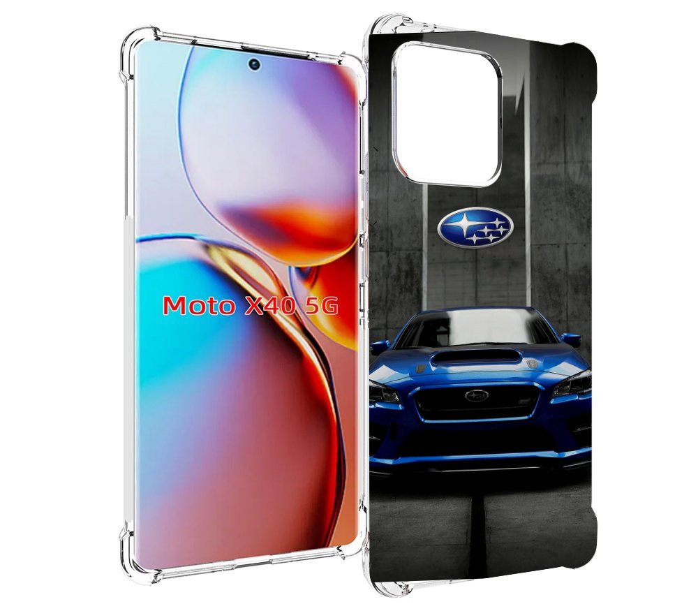 

Чехол MyPads subaru субару 1 мужской для Motorola Moto X40, Прозрачный, Tocco
