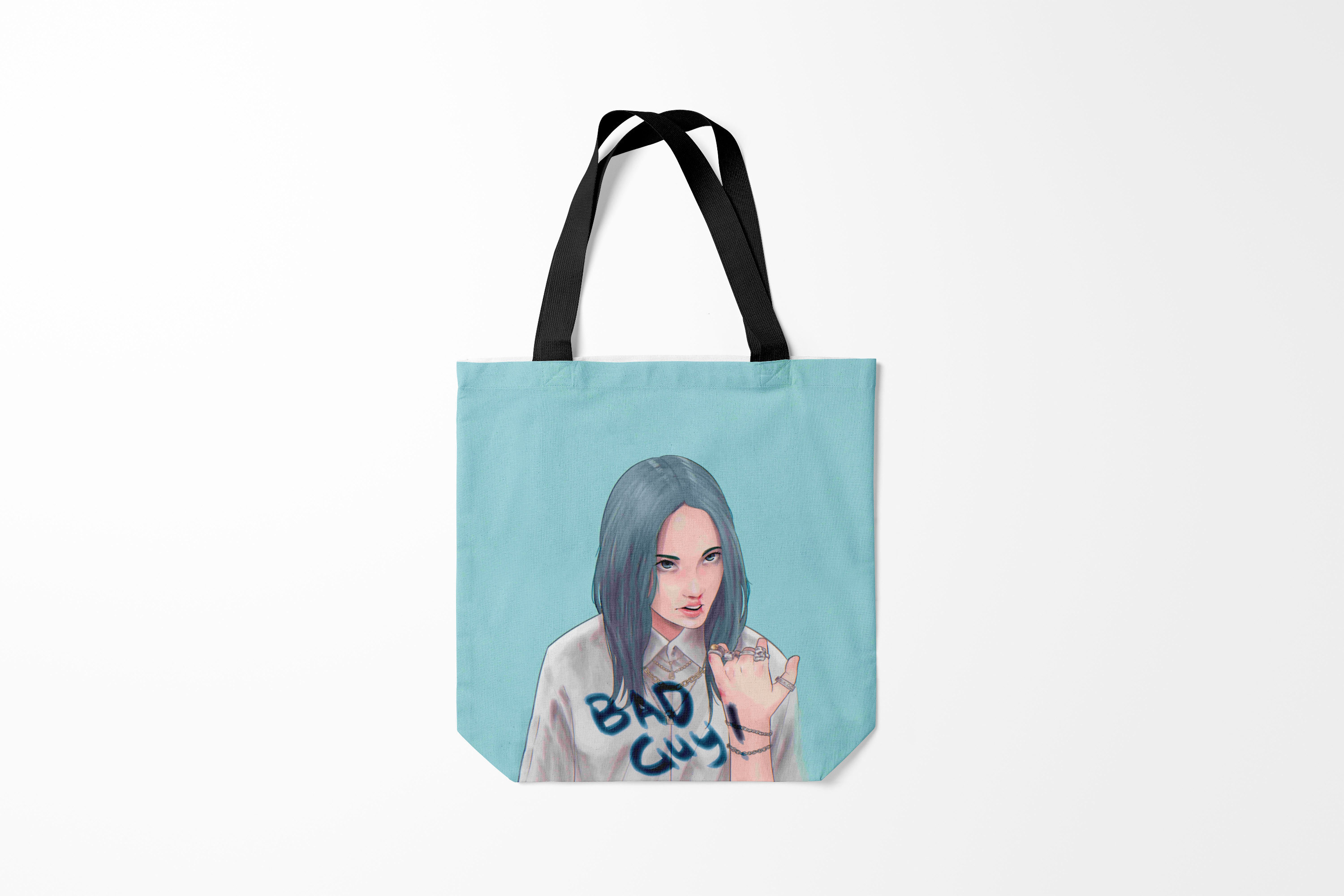 

Сумка шoппер унисекс Burnettie Billie Eilish, разноцветный, Billie Eilish