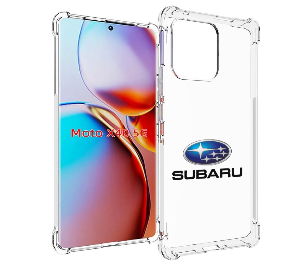 

Чехол MyPads subaru-4 мужской для Motorola Moto X40, Прозрачный, Tocco