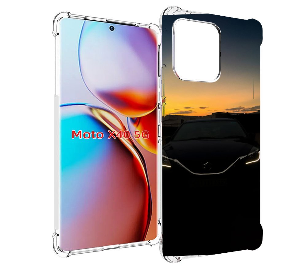 

Чехол MyPads suzuki 2 сузуки мужской для Motorola Moto X40, Прозрачный, Tocco