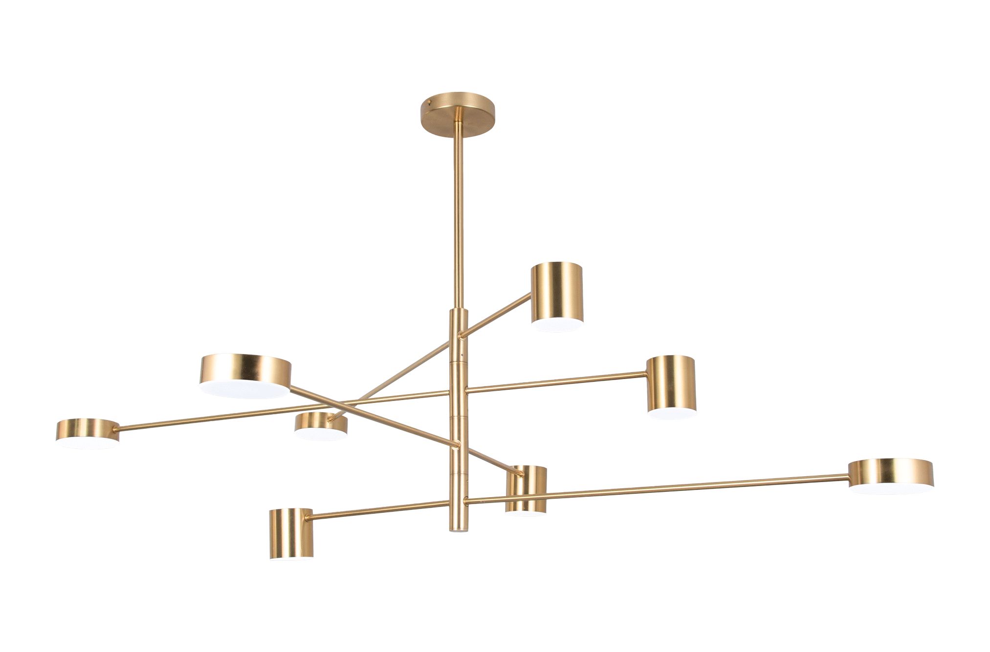 

Настенный светильник NewRgy 8021-DW-8 BRASS, 8 ламп, латунь
