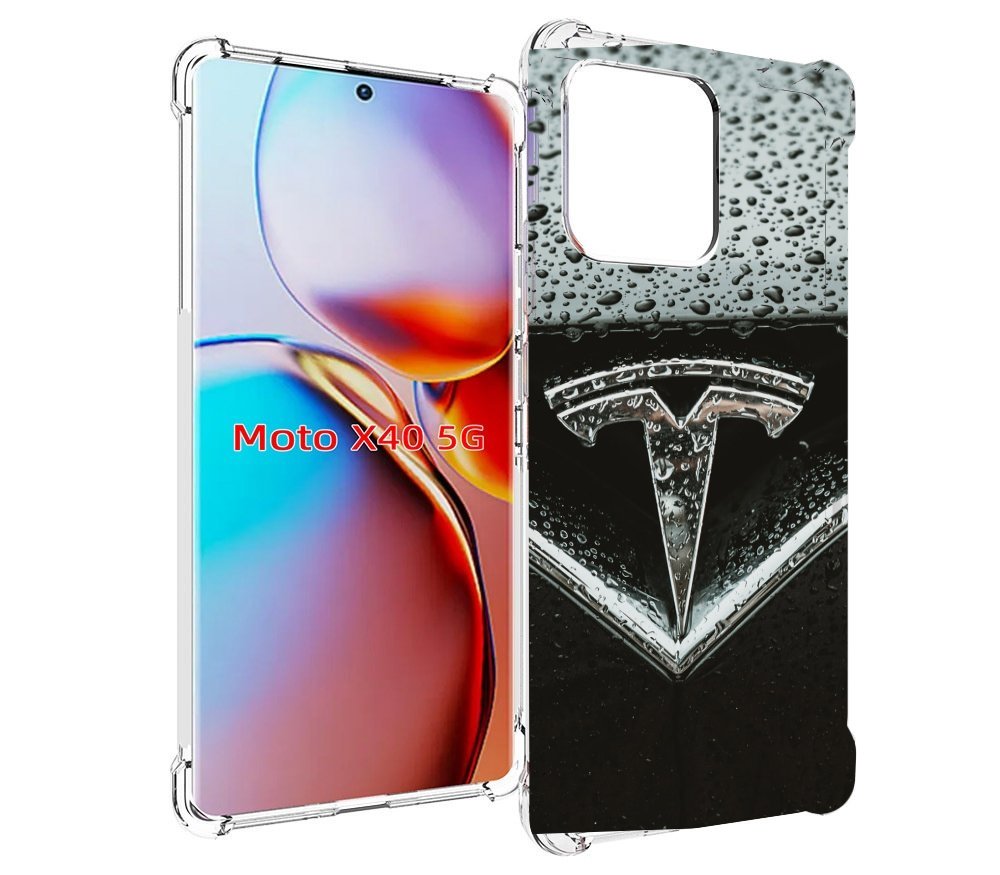 

Чехол MyPads tesla тесла 1 для Motorola Moto X40, Прозрачный, Tocco