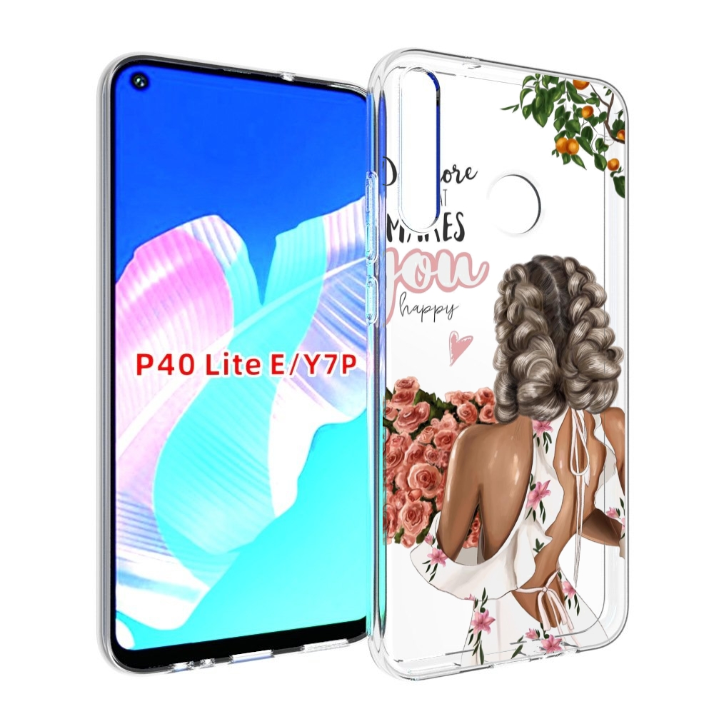 

Чехол бампер MyPads Мелочи-делают-тебя-счастливой для Huawei P40, Прозрачный, Tocco