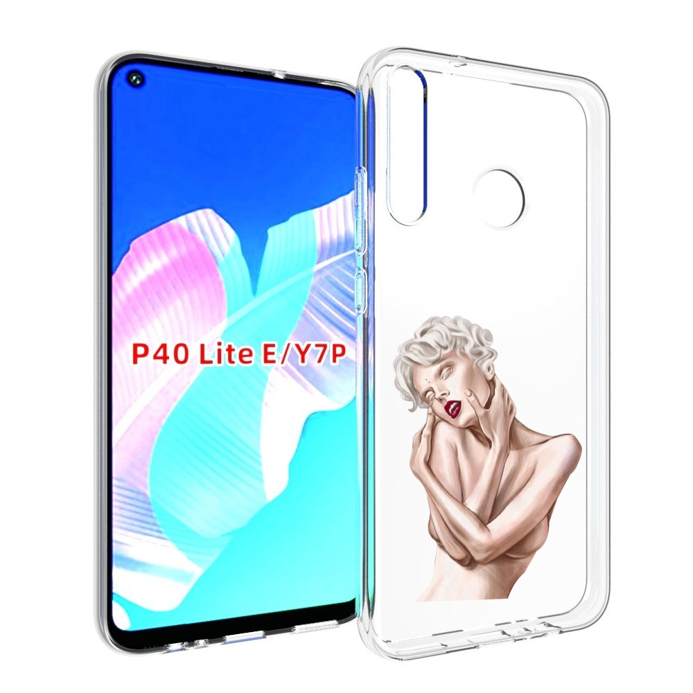 

Чехол бампер MyPads Мигера женский для Huawei P40 Lite E, Прозрачный, Tocco
