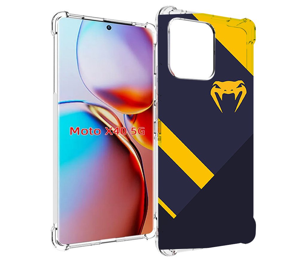 

Чехол MyPads venum мужской для Motorola Moto X40, Прозрачный, Tocco