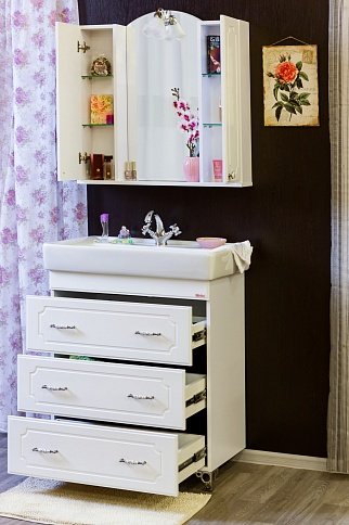 

Sanflor Мебель для ванной Sanflor Ксения 80/2 напольная