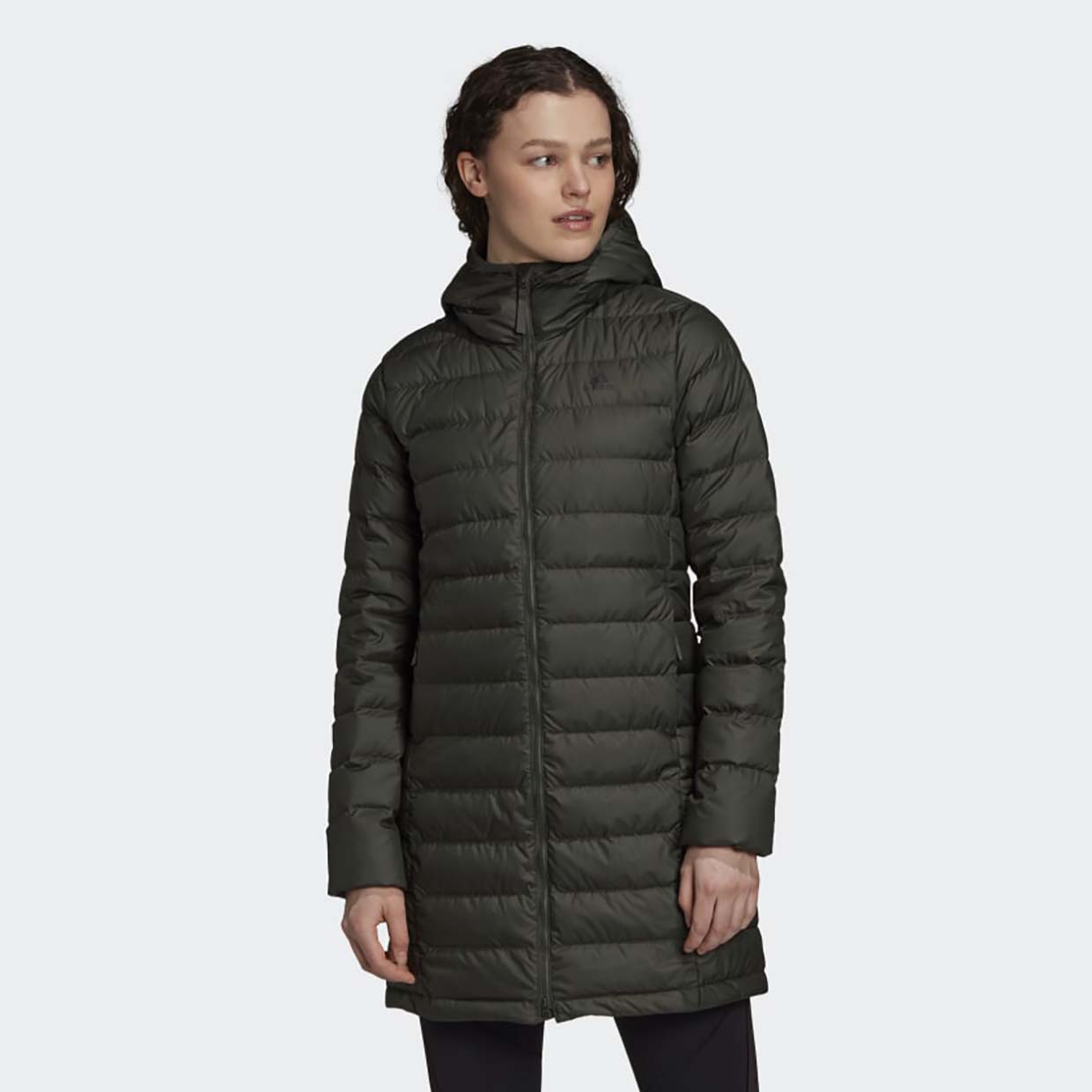 

Пуховик-пальто женский Adidas FT2588 черный 40-42, FT2588