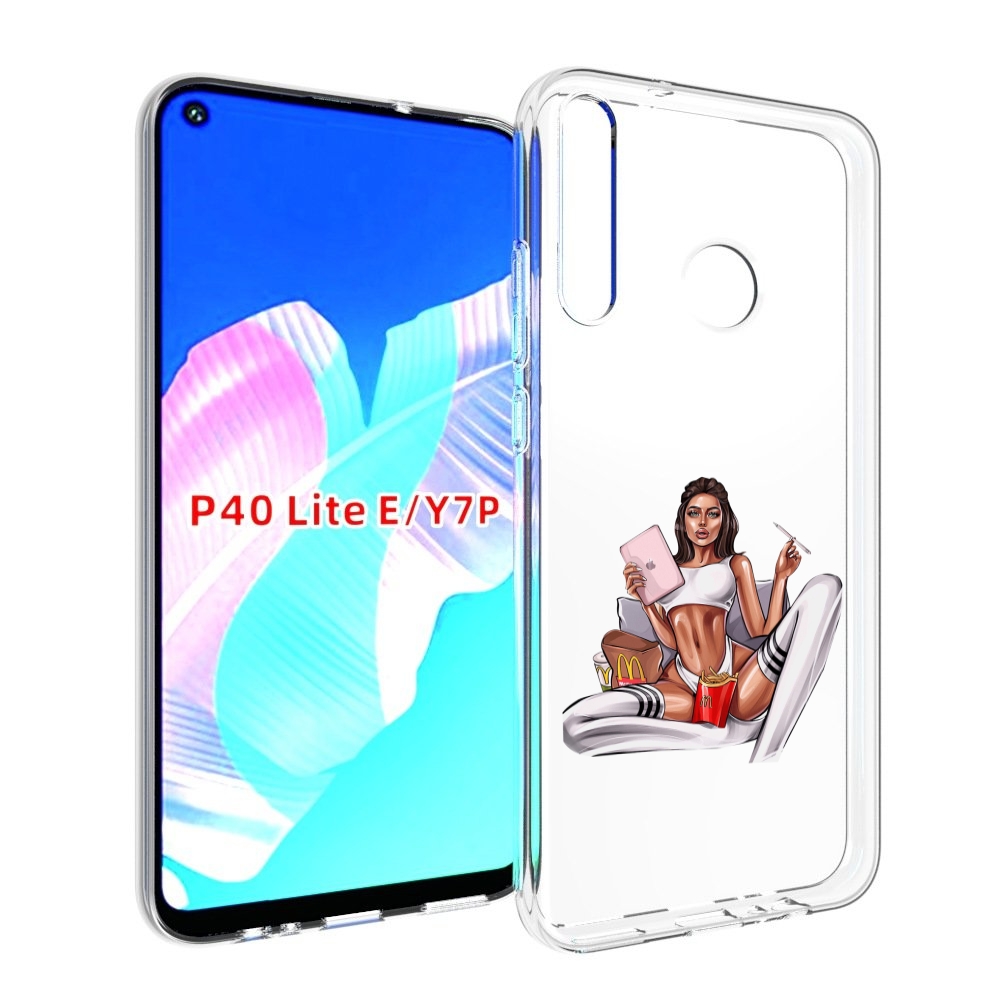 

Чехол бампер MyPads Модная-иллюстрация-девушки женский для Huawe, Прозрачный, Tocco