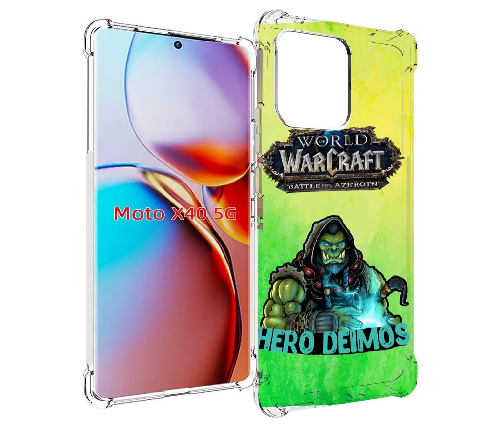 

Чехол MyPads world-of-warcraft мужской для Motorola Moto X40, Прозрачный, Tocco