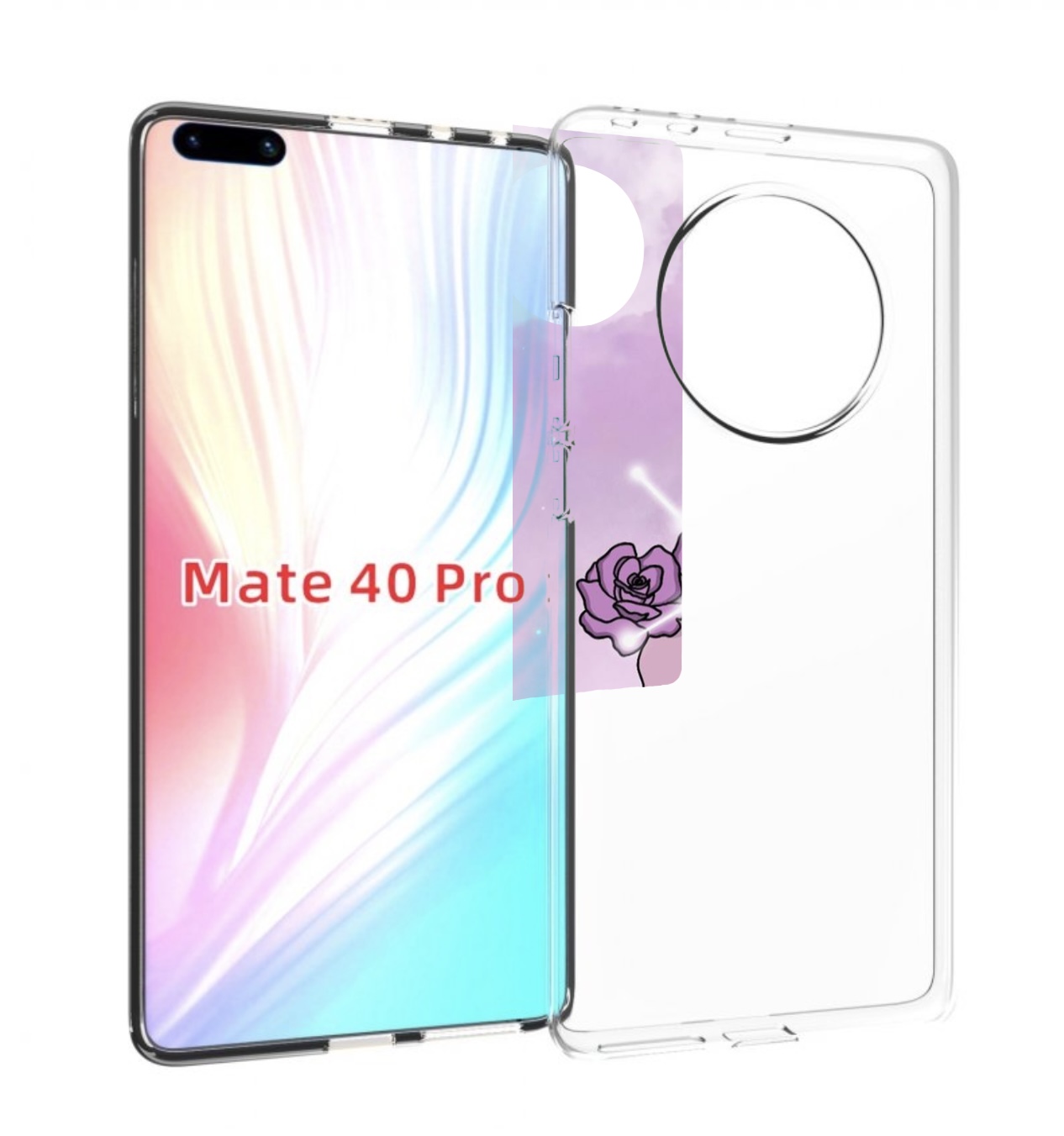 

Чехол MyPads знак зодиака дева 2 для Huawei Mate 40 Pro (NOH-NX9), Прозрачный, Tocco