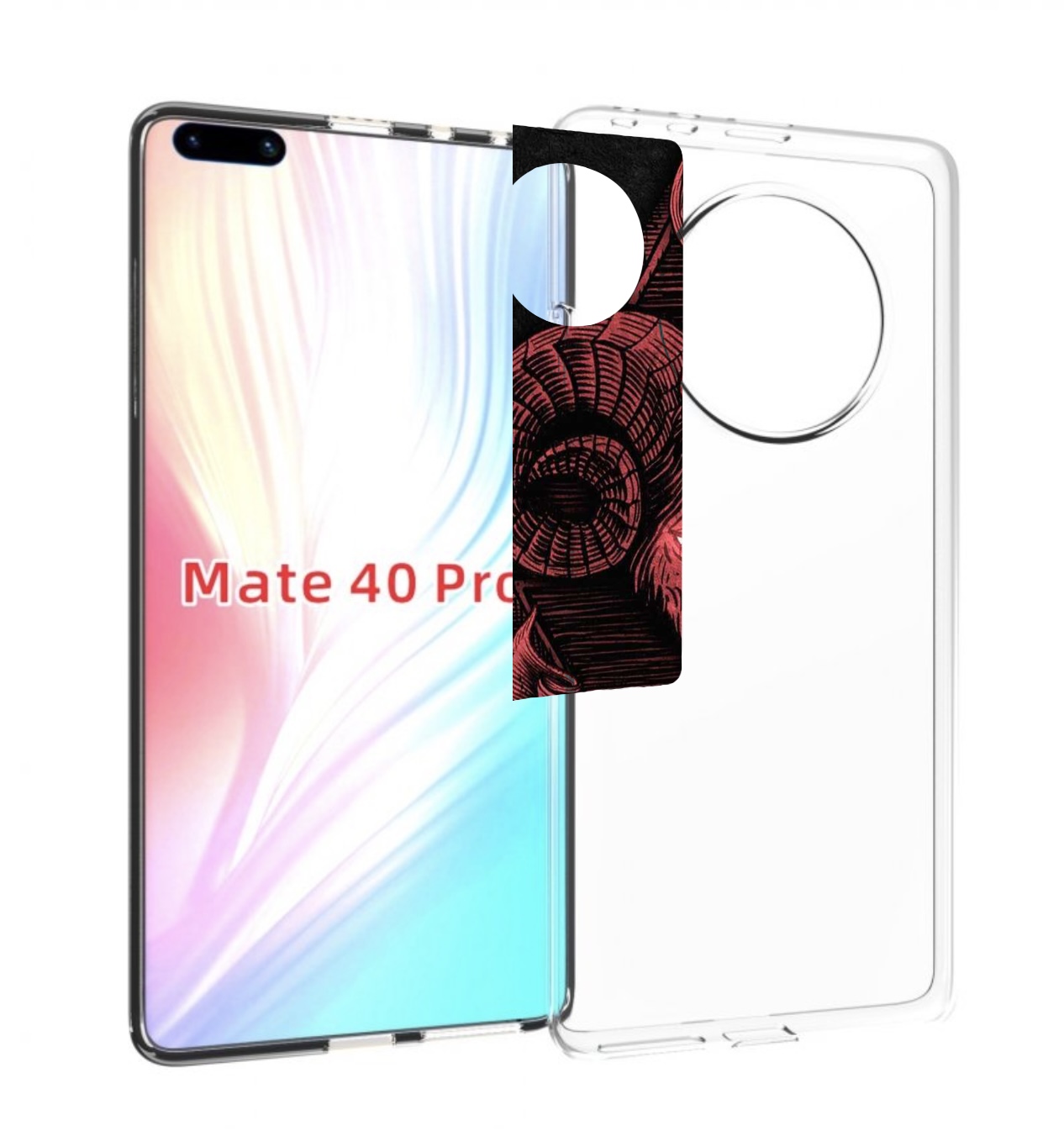 

Чехол MyPads знак зодиака овен 6 для Huawei Mate 40 Pro (NOH-NX9), Прозрачный, Tocco