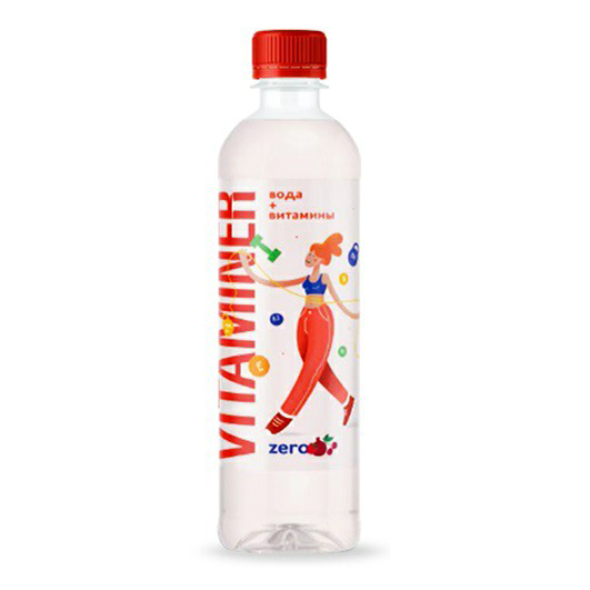

Вода питьевая Vitaminer Zero с витаминами вишня-гранат-малина 0,5 л