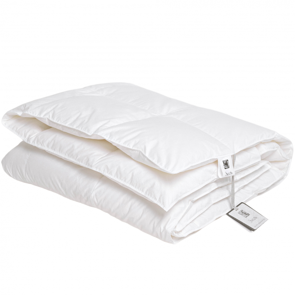 Одеяло пуховое BelPol «ЭКОЛЬ белый пух» 140х205 теплое