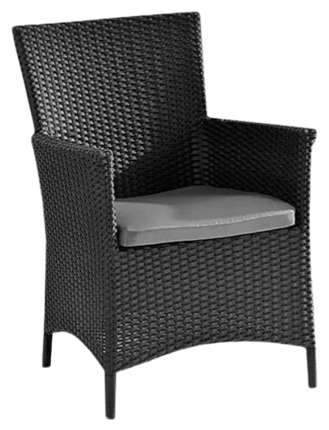 фото Садовое кресло greengard classic black 45х60х80 см