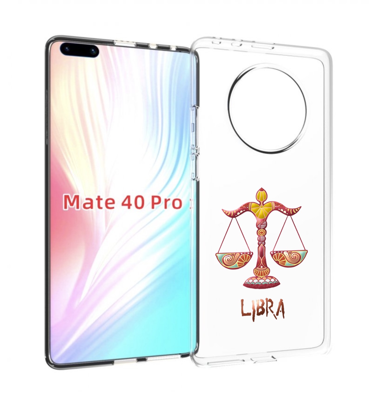 

Чехол MyPads знак-зодиака-весы-8 для Huawei Mate 40 Pro (NOH-NX9), Прозрачный, Tocco