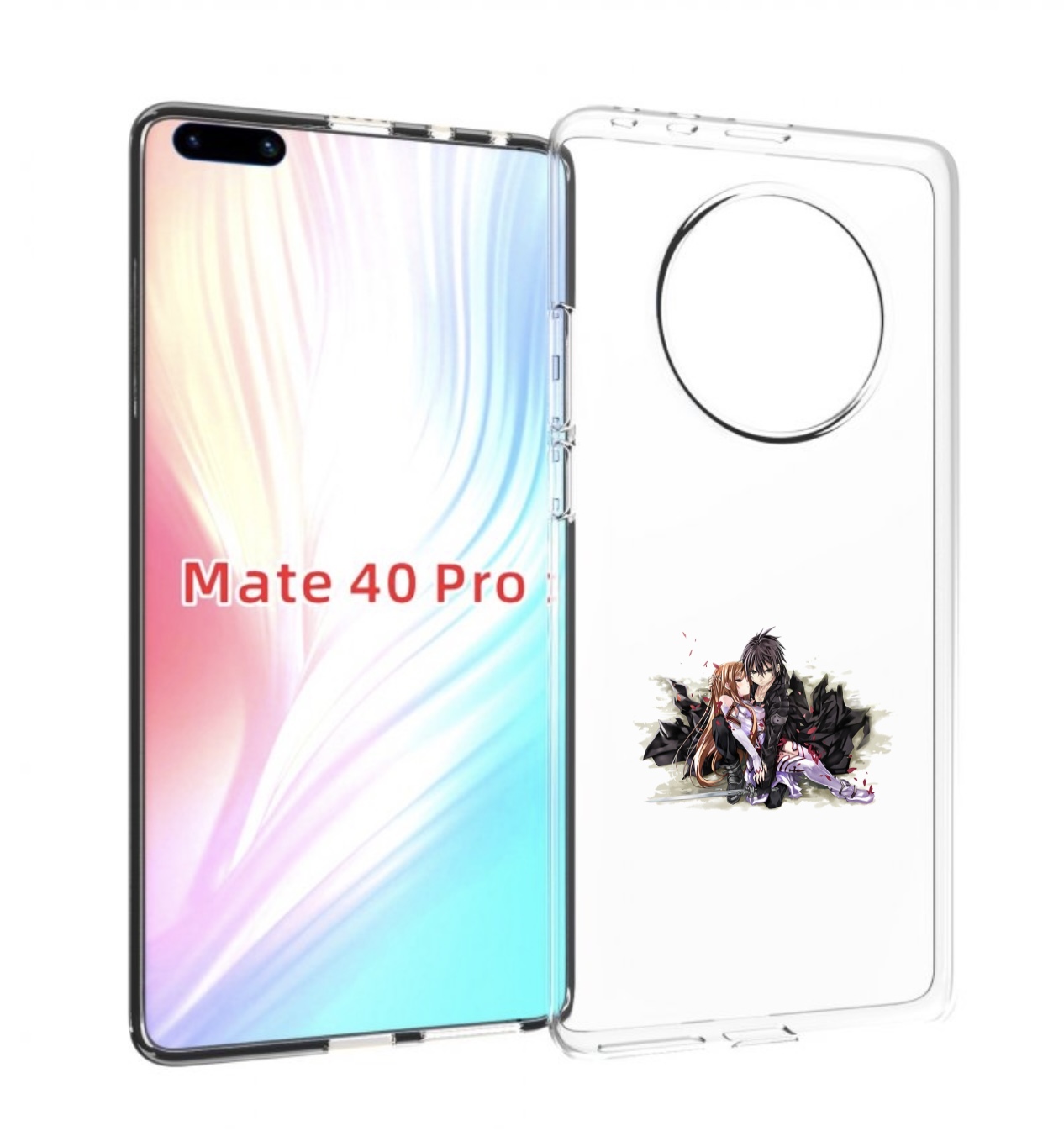 

Чехол MyPads аниме асуна для Huawei Mate 40 Pro (NOH-NX9), Прозрачный, Tocco
