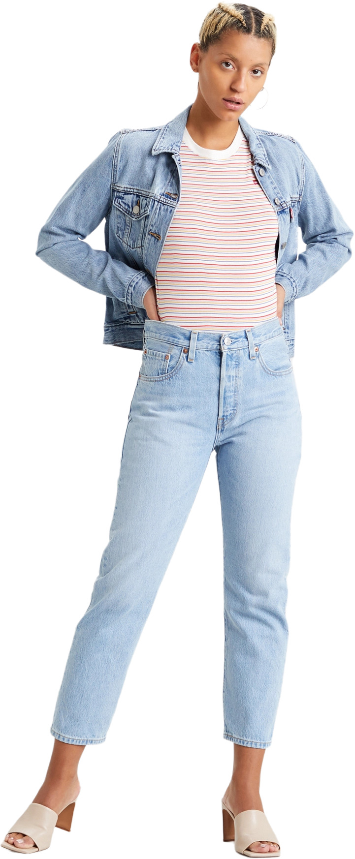 

Джинсы женские Levi's 36200-0124 голубые 25/28, Голубой, 36200-0124