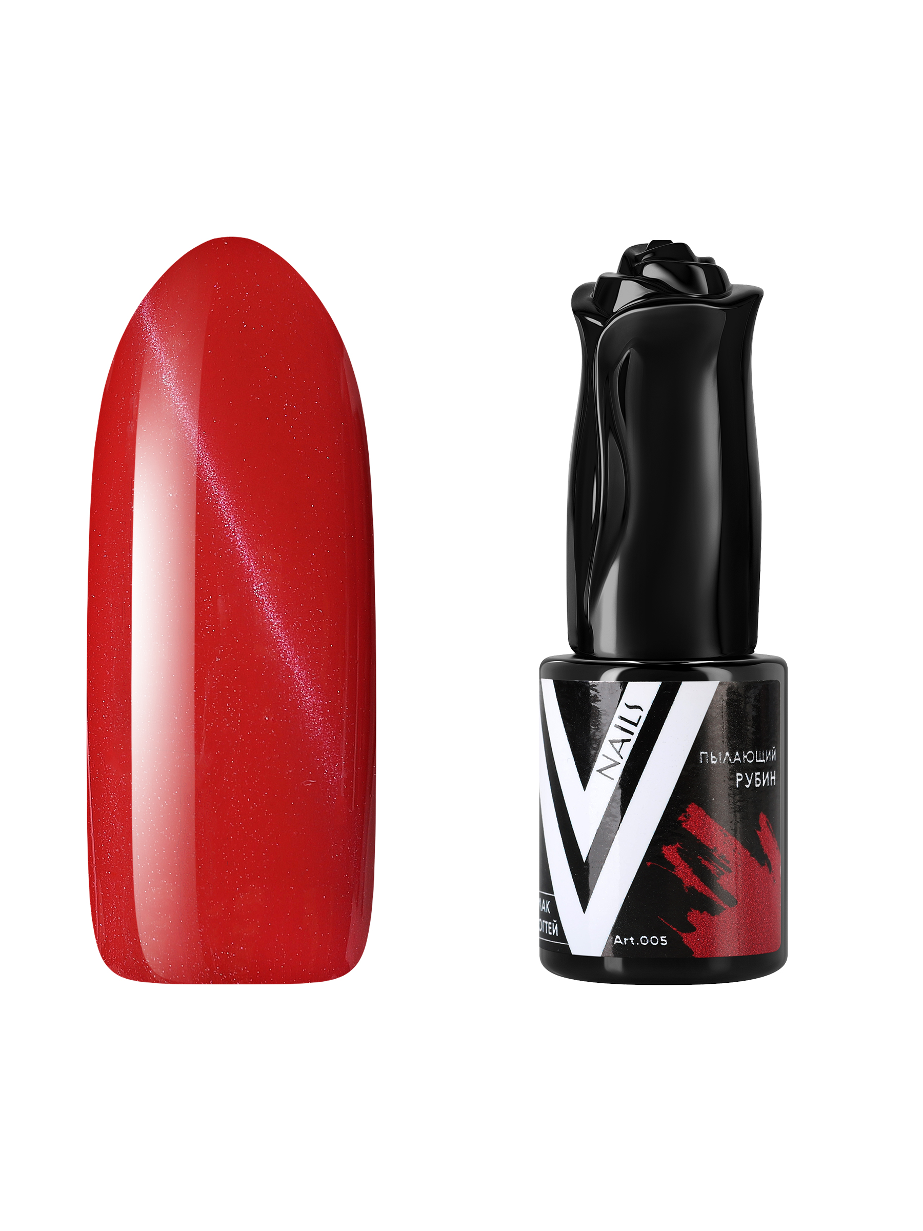 

Гель-лак с перламутром Vogue Nails кошачий глаз магнитный плотный насыщенный розовый 10 мл