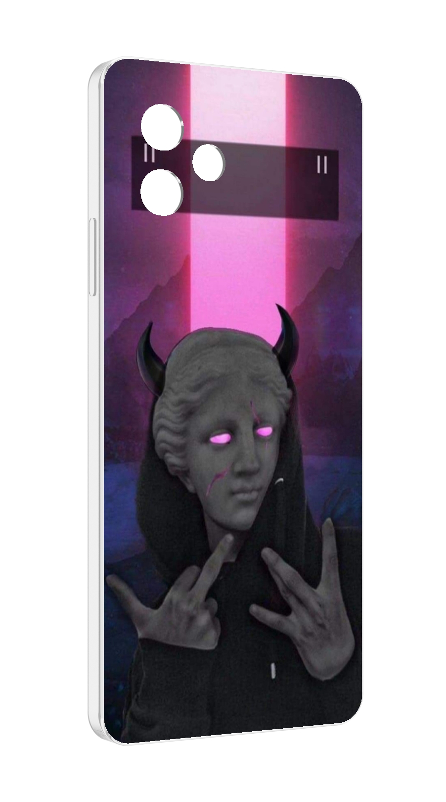 

Чехол MyPads глитч-статуя для Huawei Nova Y61 / Huawei Enjoy 50z, Прозрачный, Tocco
