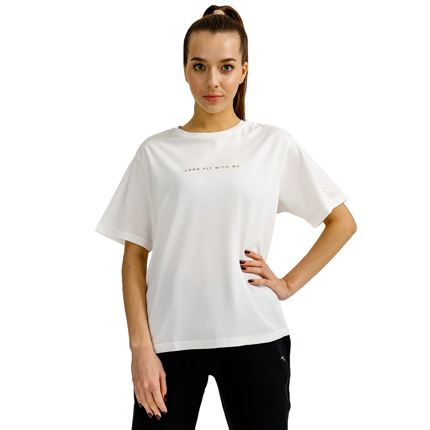 Футболка женская Anta SS TEE 2 W белая M