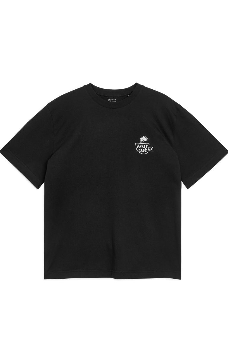 

Футболка мужская ARKET 1109804001 черная XL (доставка из-за рубежа), Черный, 1109804001