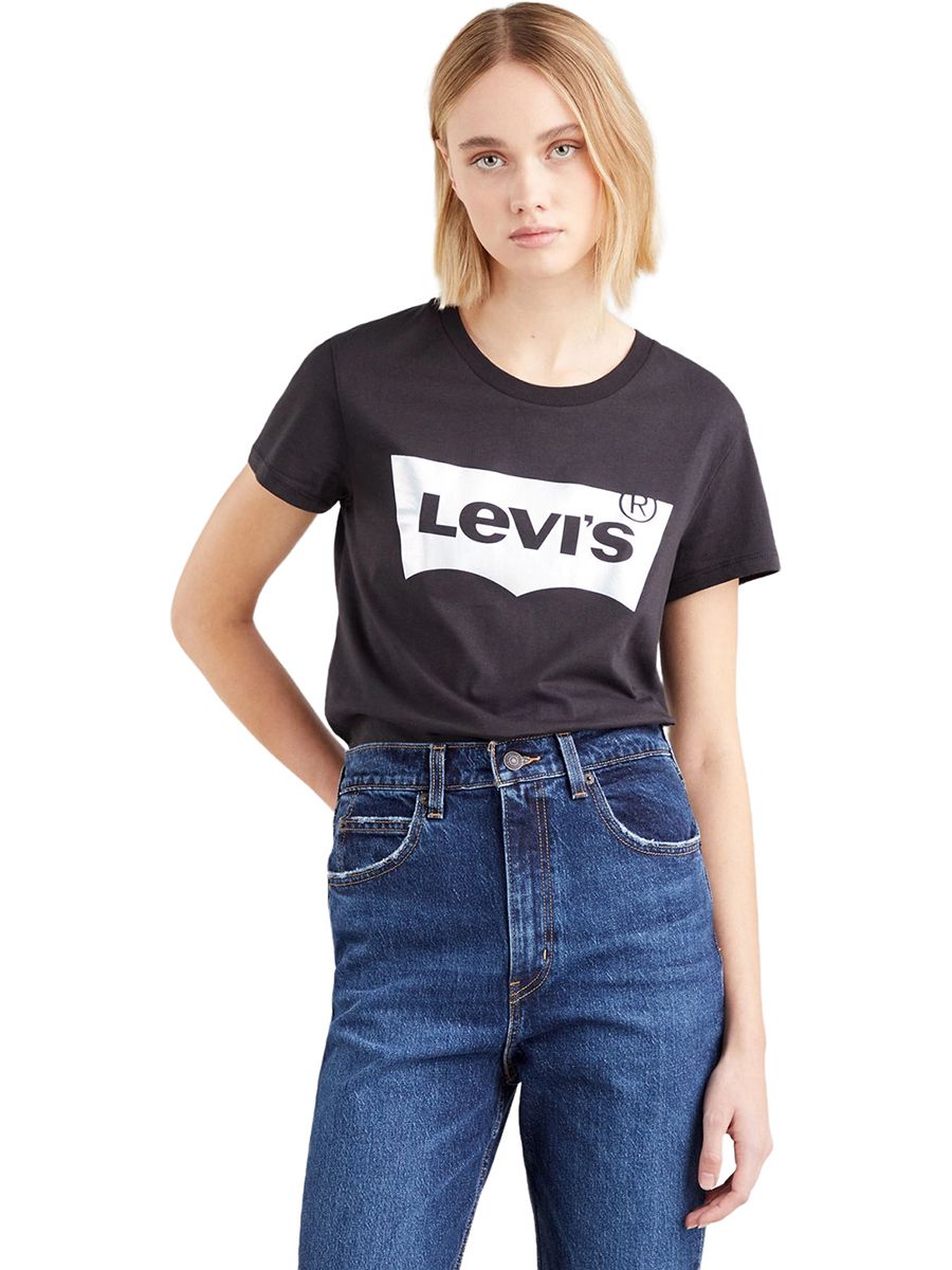 

Футболка женская Levi's 17369-1750 черная M, 17369-1750