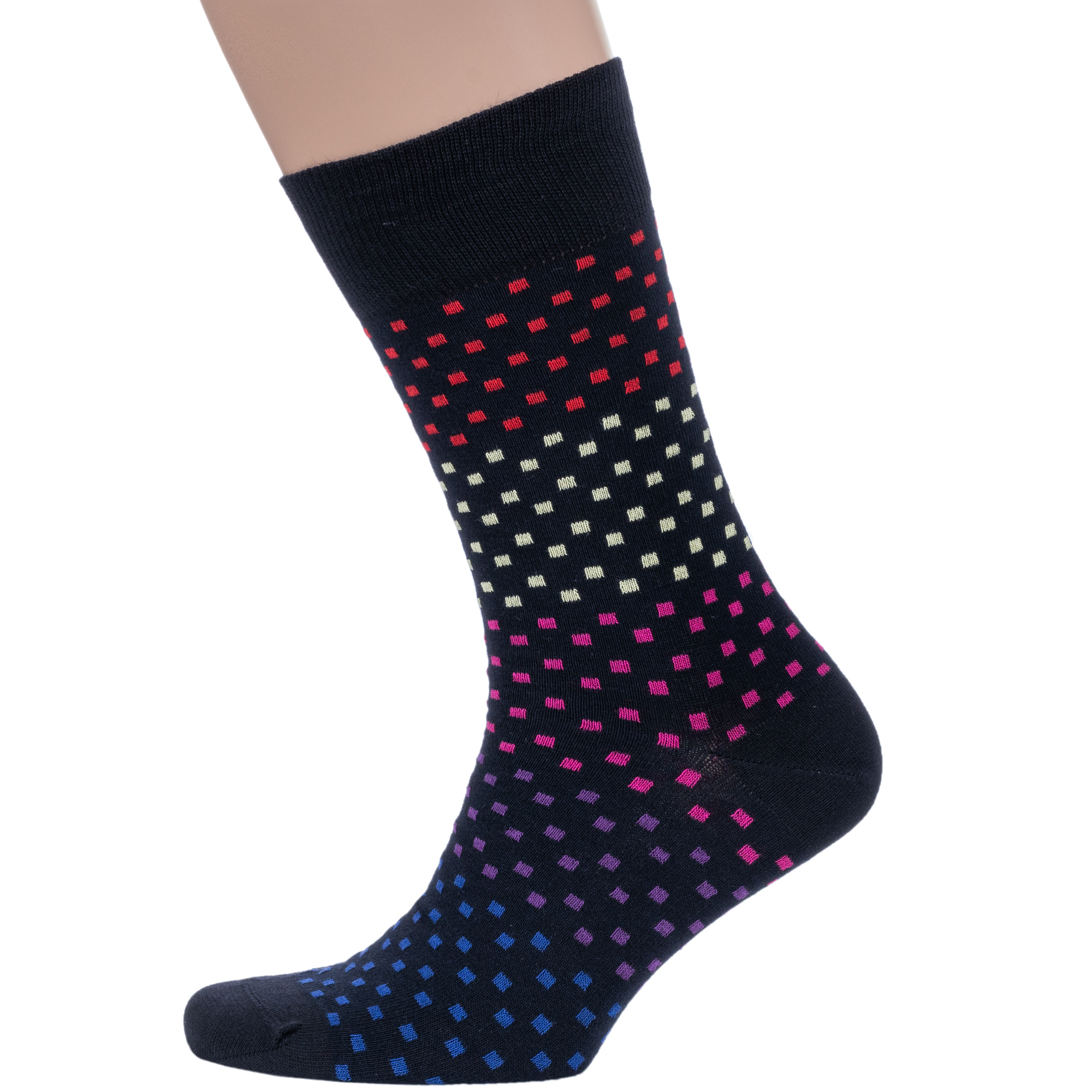 

Носки мужские Grinston socks 18D2 разноцветный/черный 25, 18D2