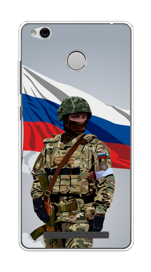 

Чехол Awog на Xiaomi Redmi 3 Pro (3S) "Солдат с флагом", Белый;синий;красный;зеленый, 30950-1