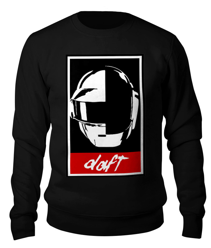

Свитшот унисекс Printio Daft punk черный XL, Daft punk
