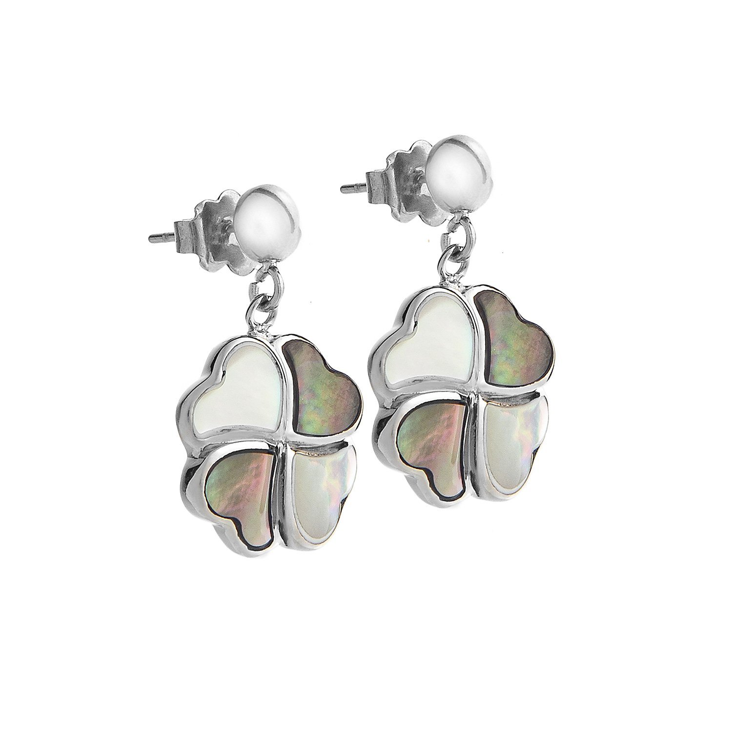

Серьги из бижутерного сплава с эмалью/перламутром Fiore Luna AE00255-2 BW, AE00255-2 BW
