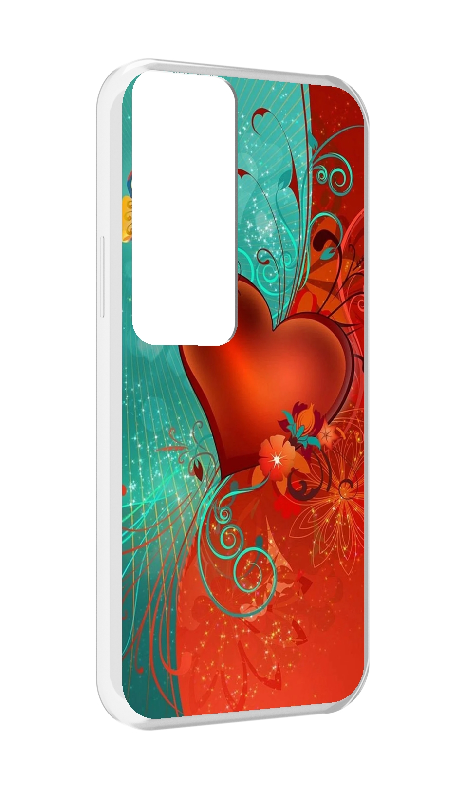 

Чехол MyPads красивые-яркие-сердечки для Tecno Pova Neo 2, Прозрачный, Tocco