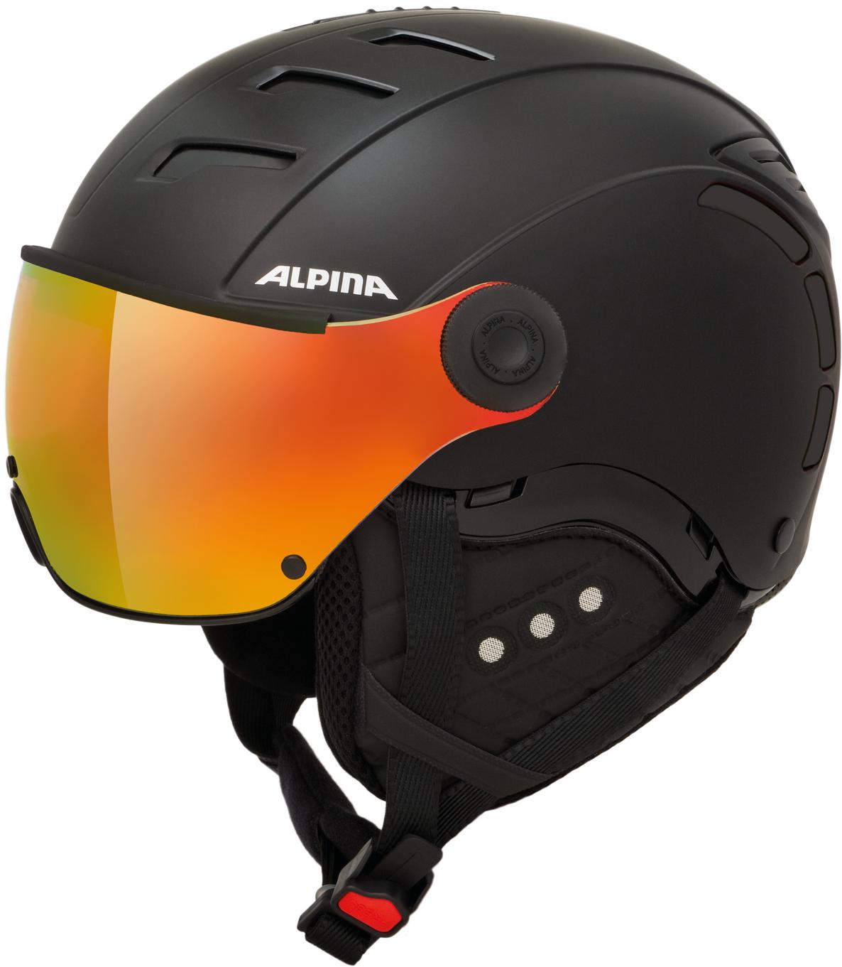 фото Горнолыжный шлем alpina jump 2.0 qvm 2021, black matte, m