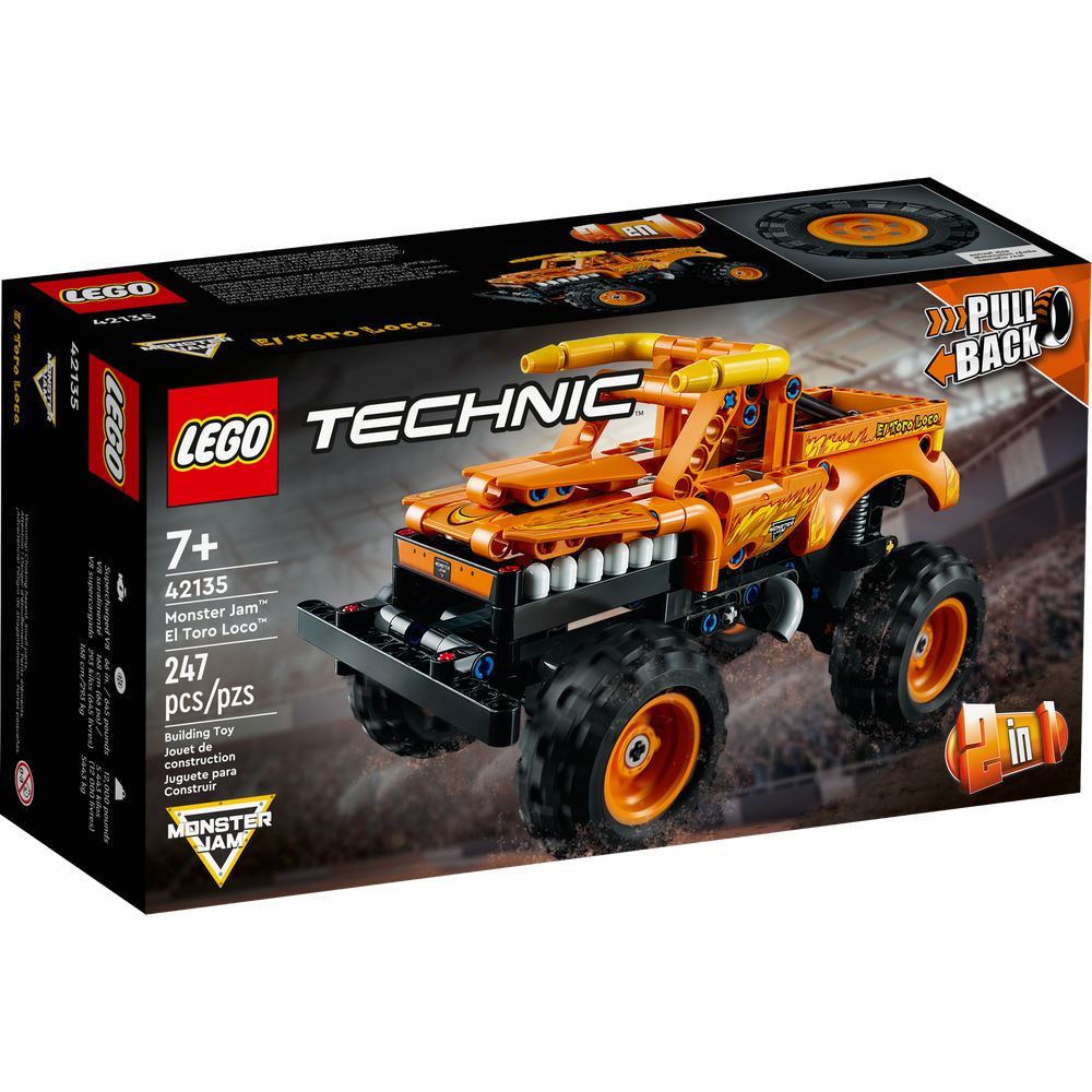 Конструктор LEGO Technic Monster Jam: El Toro Loco 42135 конструктор lego technic 42117 гоночный самолёт