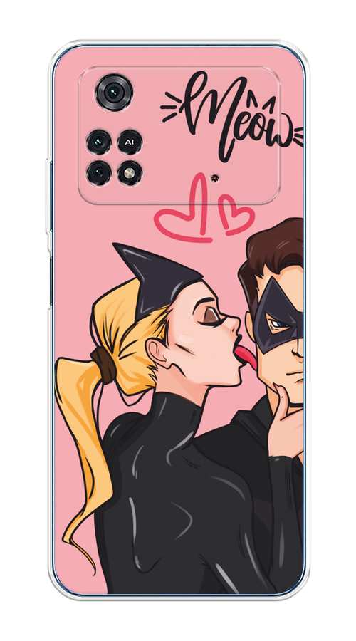 

Чехол Awog на Poco M4 Pro 4G "Kiss of Cat Woman", Розовый;черный;бежевый, 313050-1