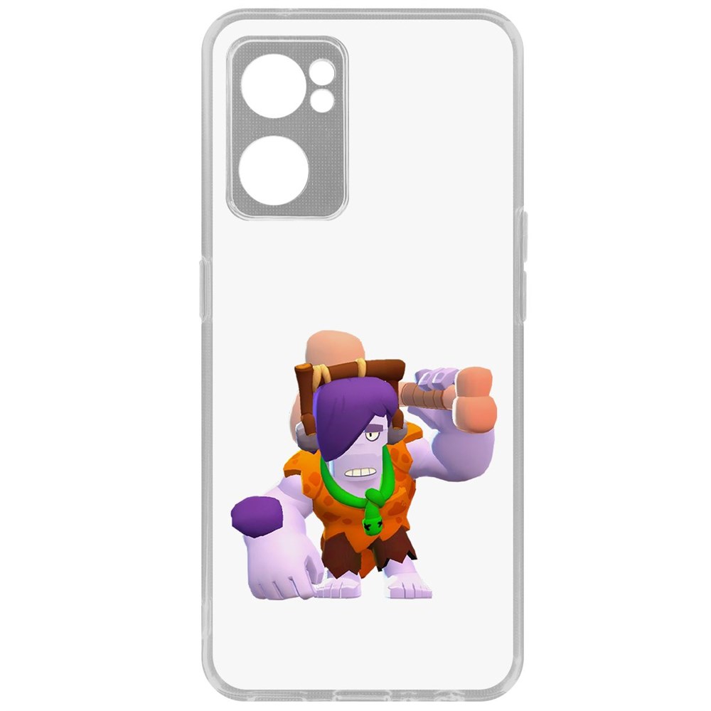 

Чехол-накладка Кейс Brawl Stars-Пещерный Фрэнк для Oppo Reno7 5G, Прозрачный