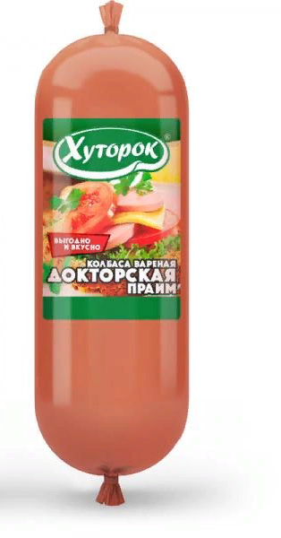

Колбаса Хутарок Докторская Прайм вареная