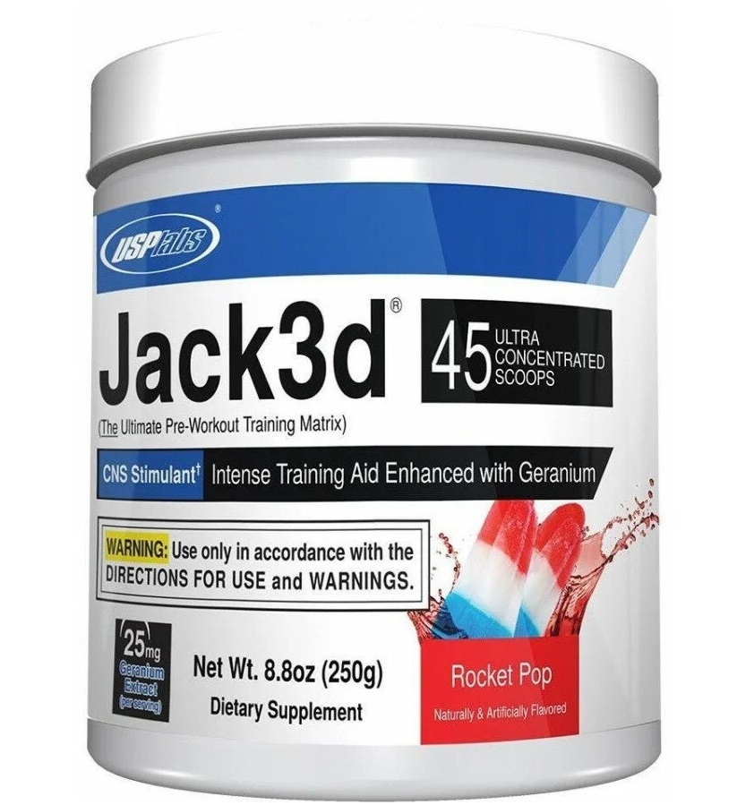 

USPlabs Jack3D 250 г (вкус: арбуз), Jack3D
