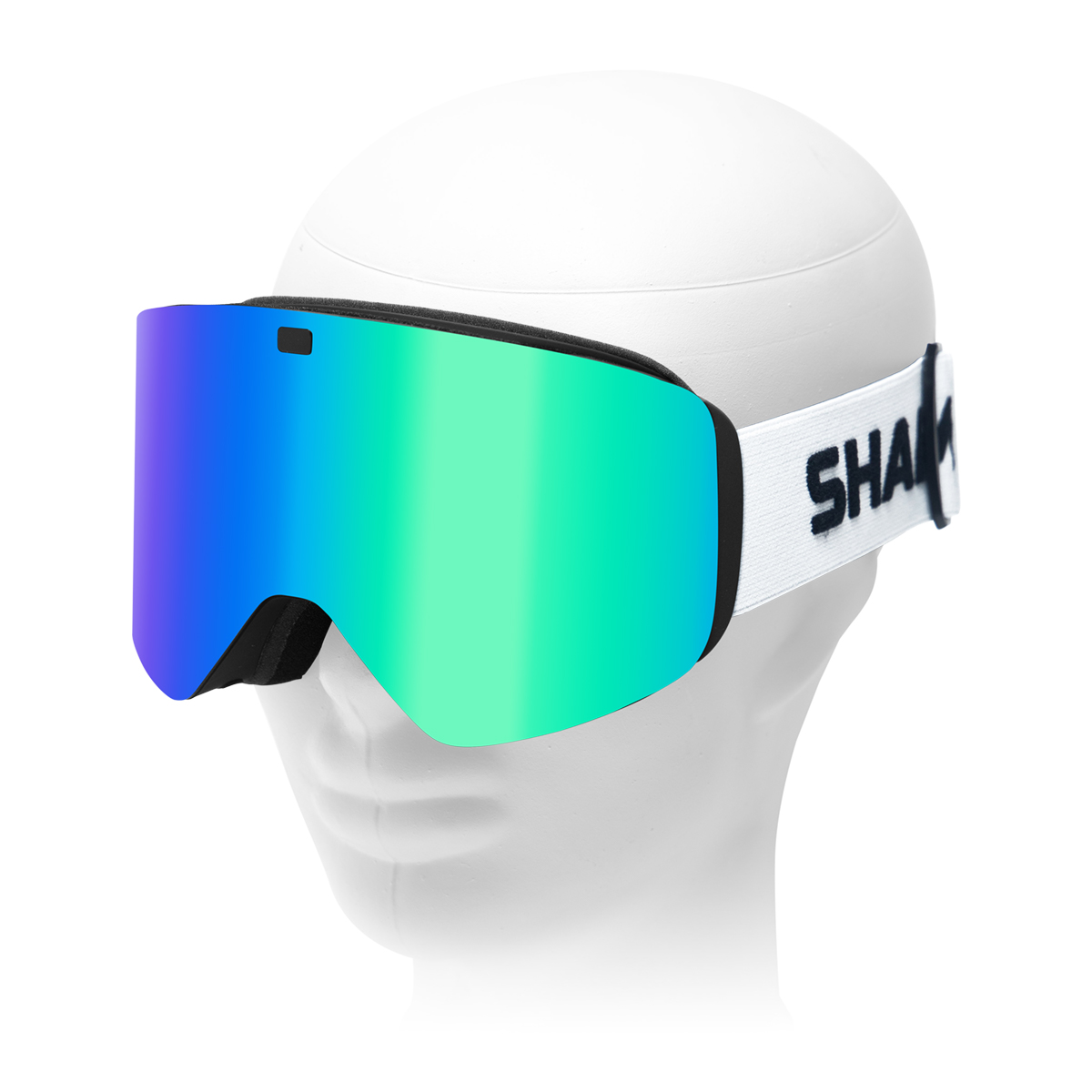 Очки-маска для сноуборда и горных лыж, матовый черный-синий, Shamoon SM-SNGL-03