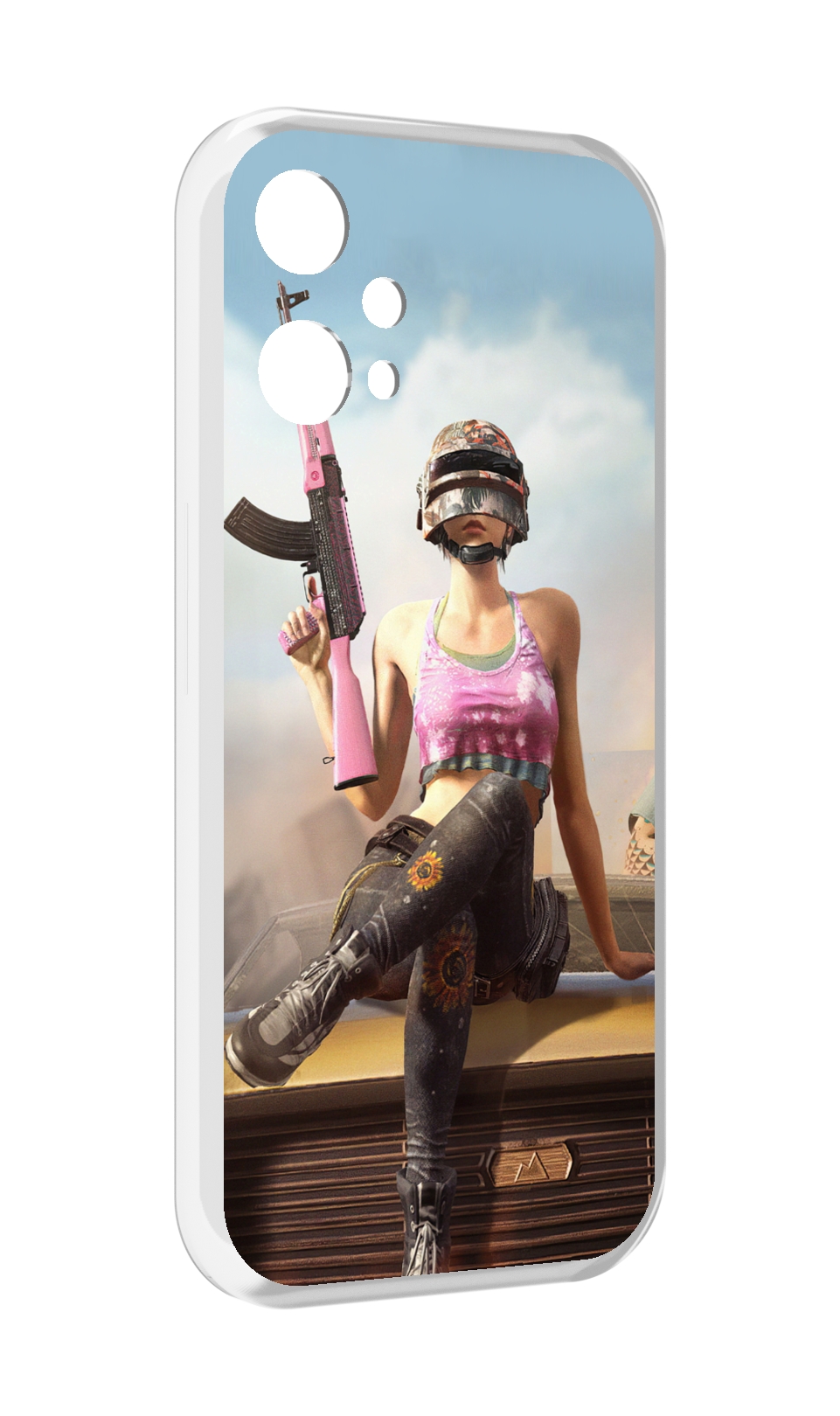 

Чехол MyPads девушка из PUBG для OnePlus Nord CE 2 Lite 5G, Прозрачный, Tocco