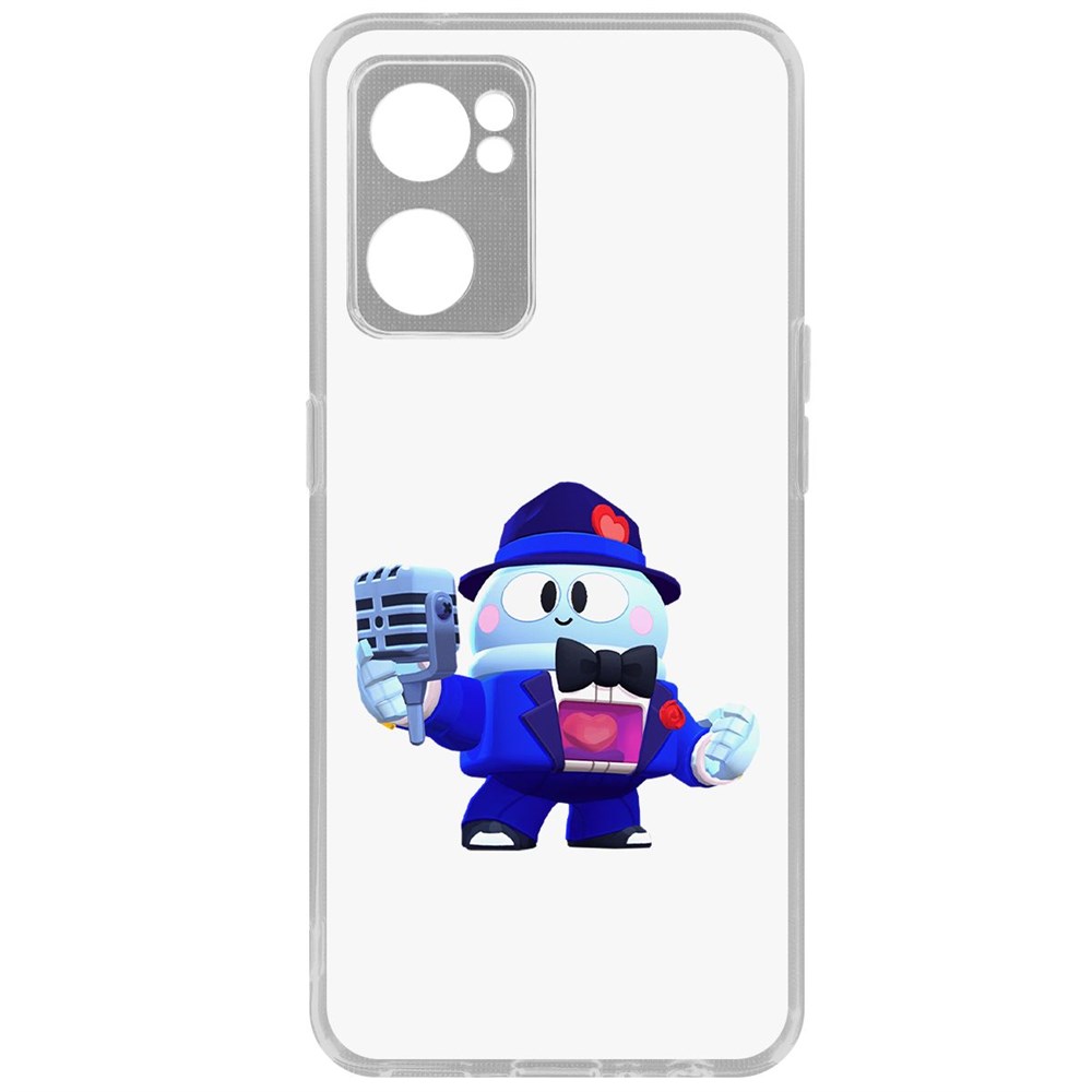 

Чехол-накладка Кейс Brawl Stars-Стильный Лу для Oppo Reno7 5G, Прозрачный