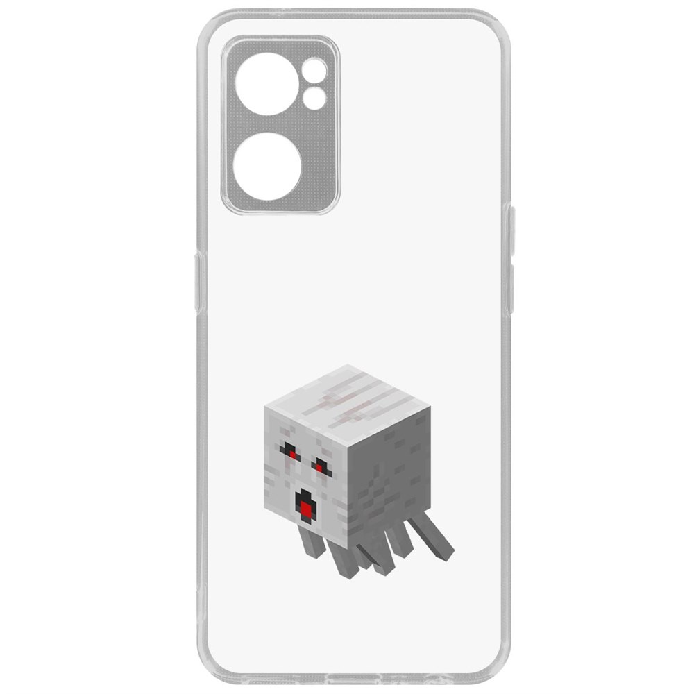 

Чехол-накладка Кейс Minecraft-Гаст для Oppo Reno7 5G, Прозрачный