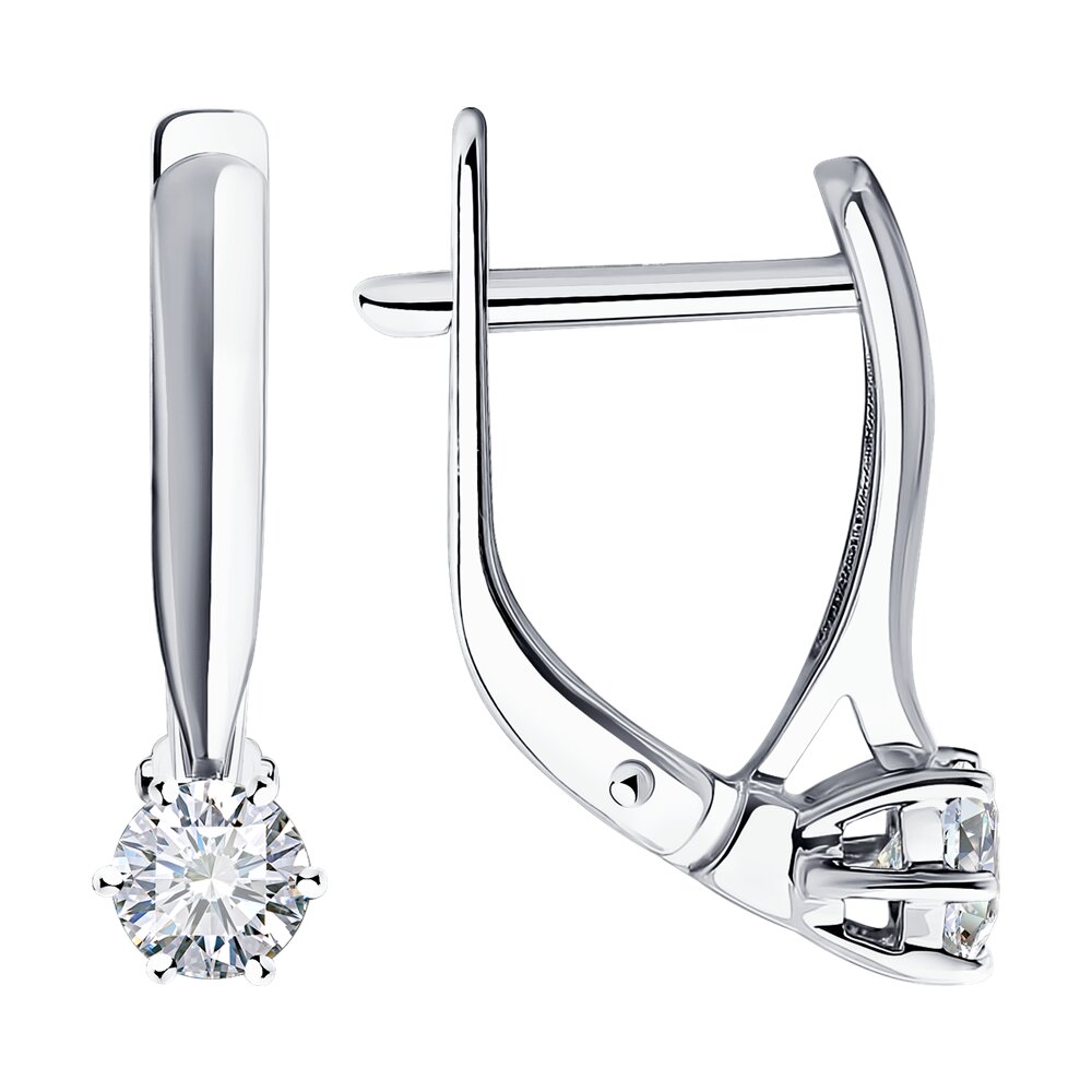 

Серьги из белого золота Diamant 52-220-01969-1, бриллиант, 52-220-01969-1