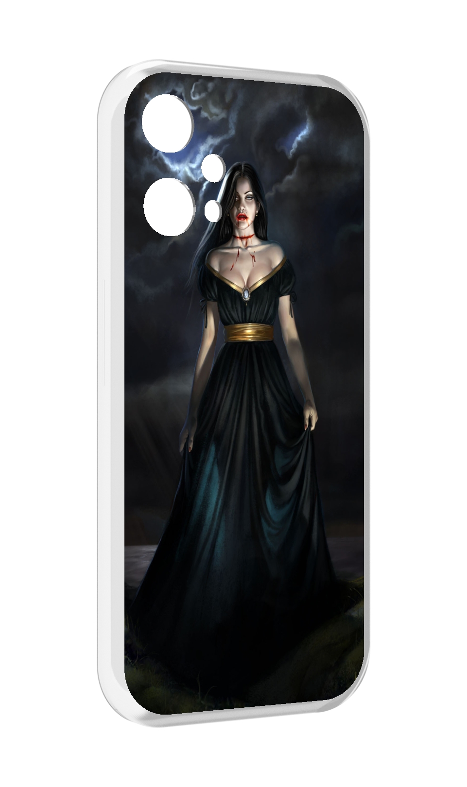 

Чехол MyPads девушка с порезом на горле женский для OnePlus Nord CE 2 Lite 5G, Прозрачный, Tocco