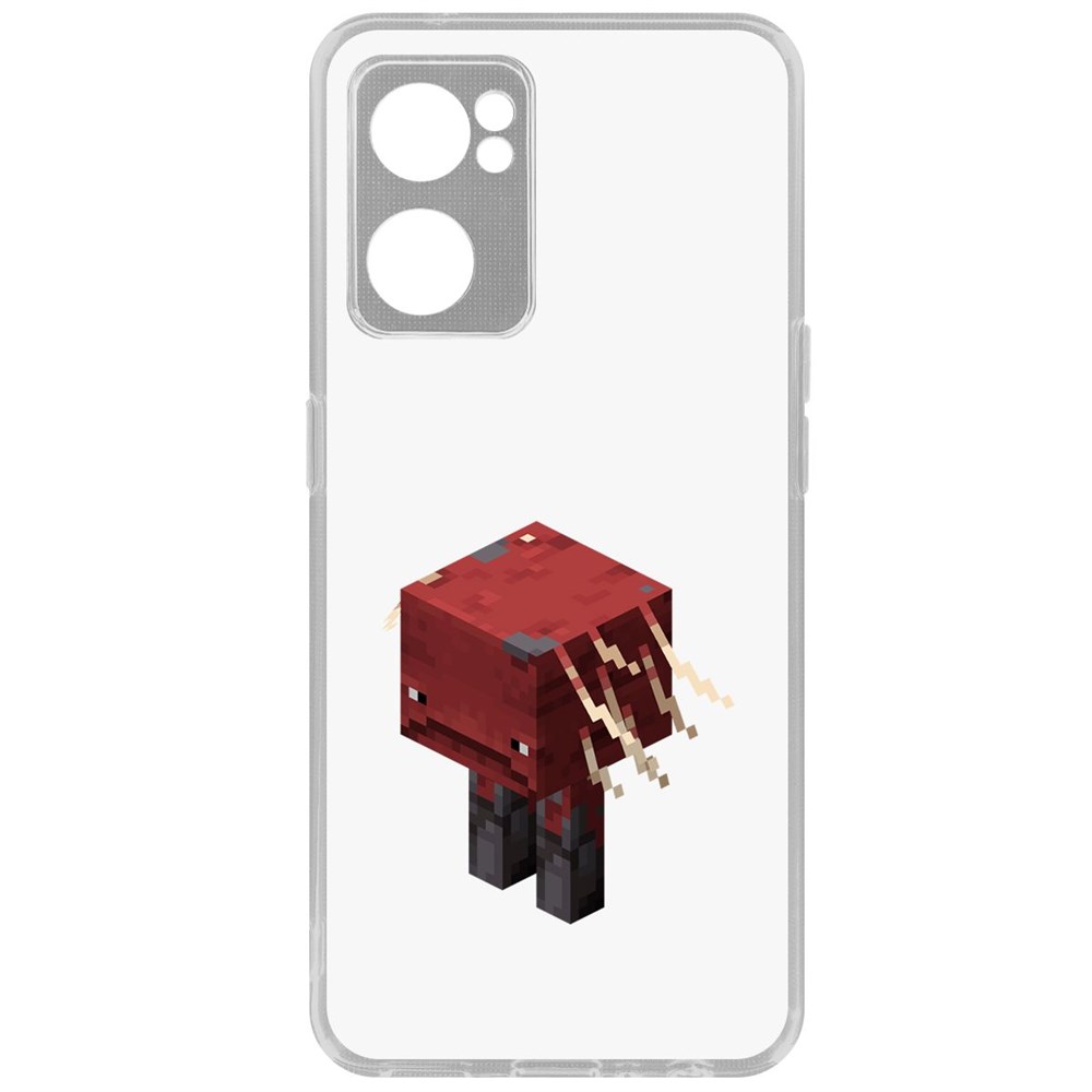 

Чехол-накладка Кейс Minecraft-Страйдер для Oppo Reno7 5G, Прозрачный
