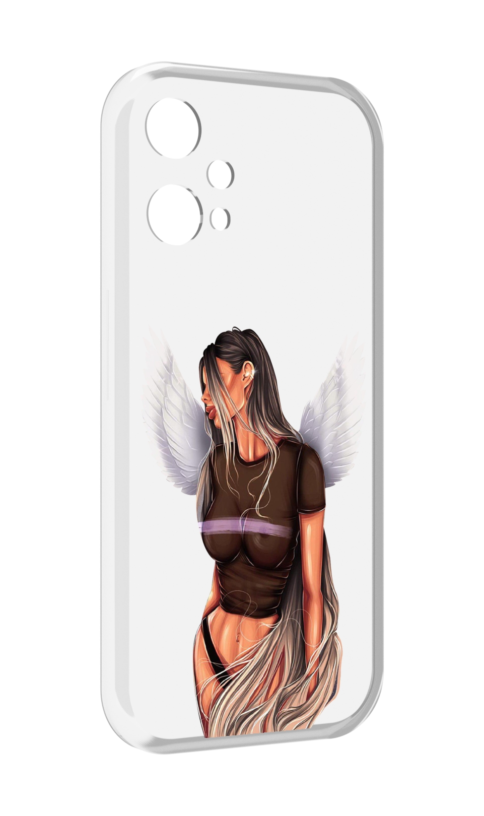 

Чехол MyPads девушка-ангел-с-крыльями женский для OnePlus Nord CE 2 Lite 5G, Прозрачный, Tocco